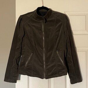 Lucky Brand women's green corduroy jacket, size M